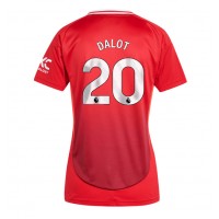 Manchester United Diogo Dalot #20 Hemmatröja Kvinnor 2024-25 Korta ärmar